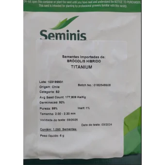 Semente Brocolis HIB. TITANIUM 1000sem SEMINIS
