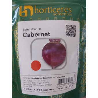 Semente Beterraba HIBRIDA CABERNET Imp-5MX