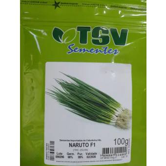 Semente Cebolinha HIBRIDO NARUTO  Pcte 100GR