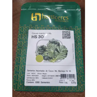 Semente Couve HIBRIDA MANTEIGA HS-30 - 1MX