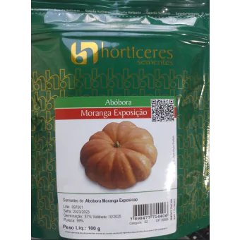 Semente Abobora MORANGA EXPOSIÇÃO 100G