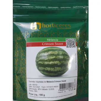 Semente Melancia CRIMSON SWEET Imp.100GR